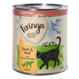 20 + 4 gratis! Feringa Classic Meat Menü 24 x 800 g - Ente & Kalb