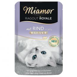 22 x 100 g Miamor Ragout Royale Jelly Kitten + 12 x 100 g Jelly Kitten Rind gratis! - Geflügel