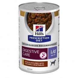 24 + 12 gratis! 36 x 354 g / 360 g / 370 g Hill's Prescription Diet - i/d Low Fat Digestive Care Ragout 3 x (12 x 354 g)