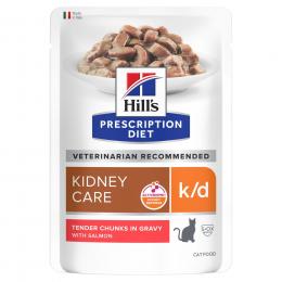 Angebot für 24 + 12 gratis! 36 x 85 g Hill’s Prescription Diet - k/d Kidney Care mit Lachs - Kategorie Katzenfutter & Zubehör / Katzenfutter nass / Hill's Prescription Diet / -.  Lieferzeit: 1-2 Tage -  jetzt kaufen.