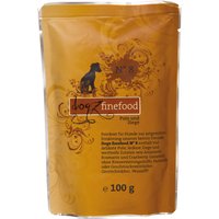 24 x 100 g | dogz finefood | No.8 Pute & Ziege Classic | Nassfutter | Hund
