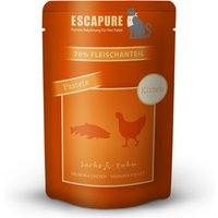 24 x 100 g | Escapure | Kitten Lachs & Huhn Pastete | Nassfutter | Katze