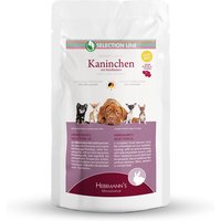 24 x 150 g | Herrmanns | Kaninchen mit Reisflocken, Karotte und Apfel Sensibel | Nassfutter | Hund