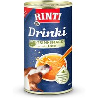 24 x 185 ml | Rinti | Trinksnack mit Ente  Drinki | Snack | Hund