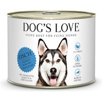 24 x 200 g | Dog’s Love | Fisch mit Amaranth und Karotte Adult | Nassfutter | Hund