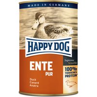 24 x 200 g | Happy Dog | Ente Pur Supreme Sensible | Nassfutter | Hund