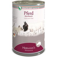 24 x 200 g | Herrmanns | Pferd Reinfleisch Kreativ-Mix | Nassfutter | Hund,Katze