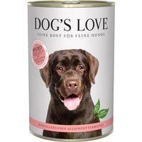 24 x 400 g | Dog’s Love | Pferd mit Pastinaken und Tomaten Hypoallergen | Nassfutter | Hund