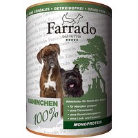 24 x 400 g | Farrado | Kaninchen Single Protein | Nassfutter | Hund
