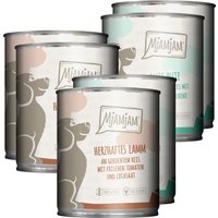 24 x 400 g | Mjamjam | Mixpaket mit Lamm und Pute Mahlzeit | Nassfutter | Hund