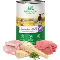 24 x 400 g | Müller’s Naturhof | Kalb und Kaninchen | Nassfutter | Katze