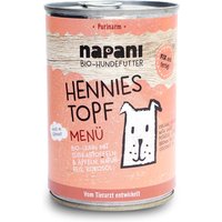 24 x 400 g  | napani | Hennies Topf | Nassfutter | Hund