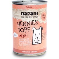 24 x 400 g  | napani | Hennies Topf | Nassfutter | Hund