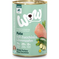 24 x 400 g | WOW | Pute Adult | Nassfutter | Hund