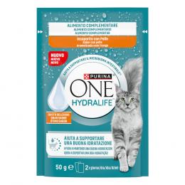 24 x 50 g PURINA ONE Hydralife Katzen-Liquid zum Sonderpreis! - mit Huhn-Geschmack