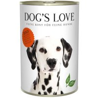 24 x 800 g | Dog’s Love | Rind mit Apfel und Spinat Adult | Nassfutter | Hund