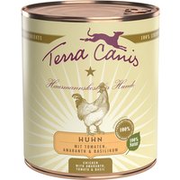 24 x 800 g | Terra Canis | Huhn mit Amaranth, Tomaten & Basilikum Classic | Nassfutter | Hund
