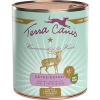 24 x 800 g | Terra Canis | Wild mit Kartoffeln, Apfel & Preiselbeeren Getreidefrei | Nassfutter | Hund