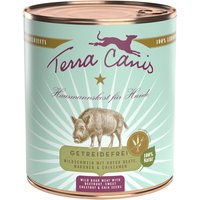 24 x 800 g | Terra Canis | Wildschwein mit Roter Beete, Maronen & Chiasamen Getreidefrei | Nassfutter | Hund