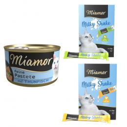 24 x 85 g Miamor Pastete + 4 x 20 g Miamor Milky Shake Pute / Huhn gratis! - Thunfisch
