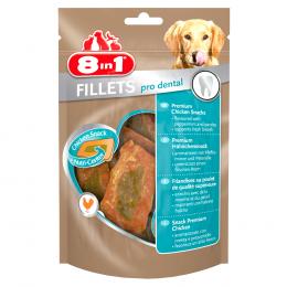 3 + 1 gratis! 4 x 80 g 8in1 Fillets Pro Snacks - Dental
