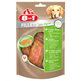 3 + 1 gratis! 4 x 80 g 8in1 Fillets Pro Snacks - Digest