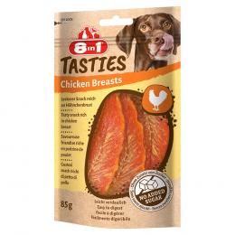 3 + 1 gratis! 4 x 85 g 8in1 Tasties Hundesnacks - Hühnerbrust