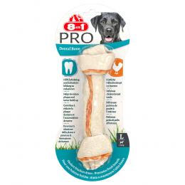 3 + 1 gratis! 4 x 8in1 Pro Dental Huhn - 4 Stück, 4 x 100 g Kauknochen (Größe L)