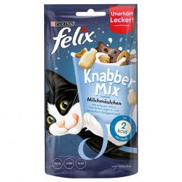 3 + 1 gratis! 4 x Felix Katzensnacks - KnabberMix: Milchmäulchen (4 x 60 g)