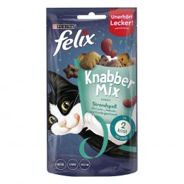 3 + 1 gratis! 4 x Felix Katzensnacks - KnabberMix: Strandspaß (4 x 60 g)