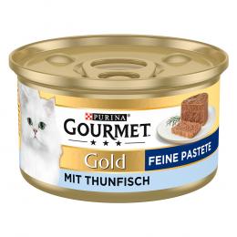 3 + 1 gratis! 4 x Gourmet Gold - Feine Pastete: Thunfisch (4 x 12 x 85 g)