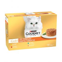 3 + 1 gratis! 4 x Gourmet Gold - Raffiniertes Ragout: Fleisch Mix (4 x 12 x 85 g)