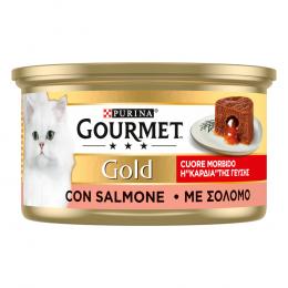 3 + 1 gratis! 4 x Gourmet Gold - Schmelzender Kern: Lachs (4 x 24 x 85 g)