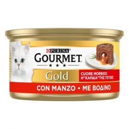 3 + 1 gratis! 4 x Gourmet Gold - Schmelzender Kern: Rind (4 x 24 x 85 g)