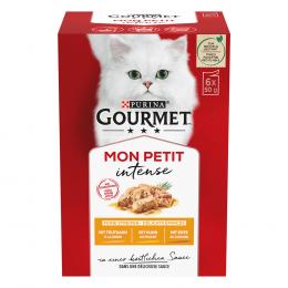 3 + 1 gratis! 4 x GOURMET - Mon Petit: Ente, Huhn, Truthahn (4 x 6 x 50 g)