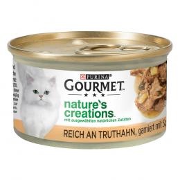 3 + 1 gratis! 4 x Gourmet Nature's Creations - Truthahn mit Spinat & Pastinaken (4 x 12 x 85 g)