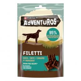 3 + 1 gratis! 4 x PURINA Adventuros - Filetti mit Ente 4 x 70 g