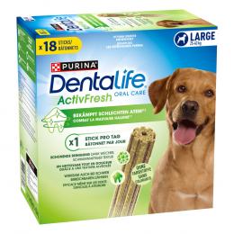 3 + 1 gratis! 4 x Purina Dentalife Active Fresh Tägliche Zahnpflege-Snacks - für große Hunde (4 x 18 Sticks)
