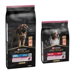 3 kg + 14 kg gratis! 17 kg PURINA PRO PLAN Adult - 14 kg Large Robust Sensitive Skin Lachs + 3 kg Medium Sensitive Skin