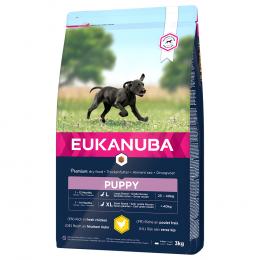 3 kg Eukanuba Puppy Breed Huhn zum Sonderpreis! - Large
