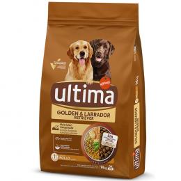3 kg gratis! 14 kg / 18 kg Ultima Adult - Golden & Labrador Retriever Huhn 14 kg