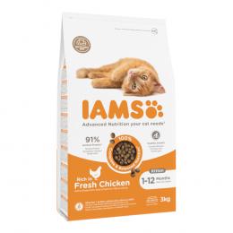 3 kg IAMS Advanced Nutrition Kitten zum Sonderpreis! - Frischem Huhn