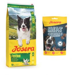 Angebot für 3 kg Josera + 70 g / 150 g Snack gratis! - 3 kg Festival + 70 g Meat Chunks Huhn - Kategorie Hundefutter & Zubehör / Hundefutter trocken / Josera / -.  Lieferzeit: 1-2 Tage -  jetzt kaufen.