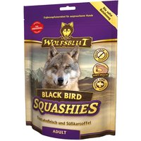 3 x 300 g | Wolfsblut | Black Bird - Truthahnfleisch und Süßkartoffel Squashies | Snack | Hund