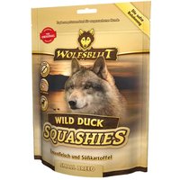 3 x 350 g | Wolfsblut | Wild Duck Small Breed - Entenfleisch & Süßkartoffel Squashies | Snack | Hund