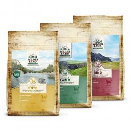 3 x 4 kg | Wildes Land | Trio groß Classic Adult | Trockenfutter | Hund