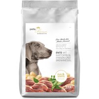 3 x 5 kg | pets Premium | Ente mit Kartoffeln, Erbsen und Brennnessel Soft | Trockenfutter | Hund