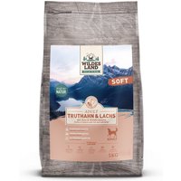 3 x 5 kg | Wildes Land | Truthahn und Lachs mit Reis und Wildkräutern Soft Adult | Trockenfutter | Hund