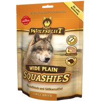 300 g | Wolfsblut | Wide Plain Large Breed - Pferdefleisch & Süßkartoffel Squashies | Snack | Hund