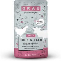 32 x 125 g | grau | Huhn & Kalb | Nassfutter | Katze